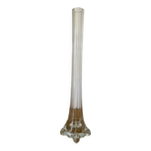 Large art nouveau glass soliflore