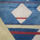 Tapis Bauhaus noué à la main, années 1970