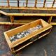 Victorian tiger bamboo, cane & chinoiserie dressing table with drawers, England 1880s, aesthetic movement