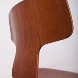 4 chaises modèle 3103 par Arne Jacobsen pour Fritz Hansen, années 1970