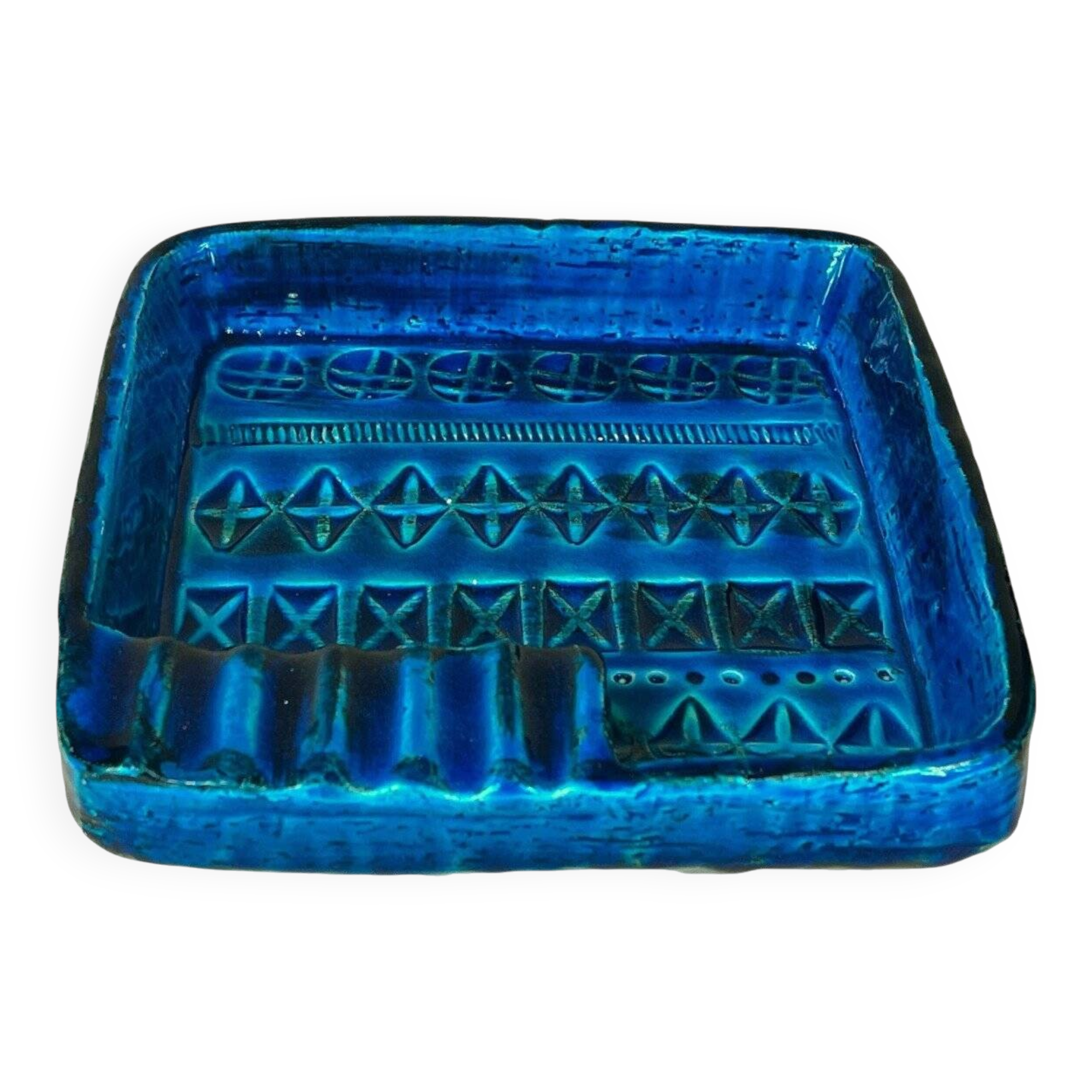 Aldo Londi for Bitossi - Rare Ashtray in Rimini Blu - 1960s