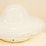 Handcrafted glass table lamp 70's
