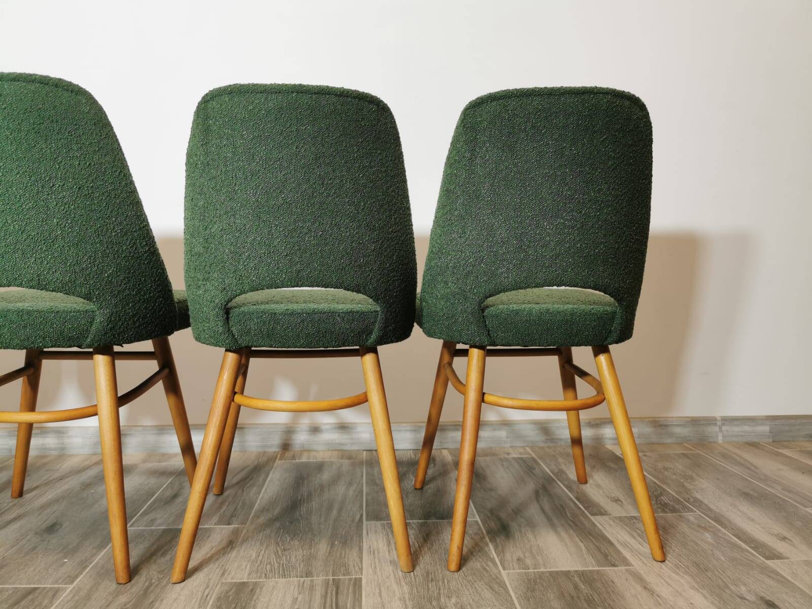 Dining Chairs by Radomir Hoffman for Ton, 1950s, Set of 4
