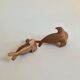 Pair of teak figurines, norway, 1960s
