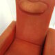 Fauteuil avec repose-pied des années 50