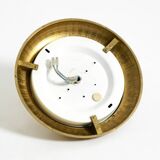 1960's Space Age Pop Art  brass and metal wall or ceiling lamp by Sölken