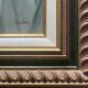 HST painting "Composition with fruits and oysters" signed Winston + frame