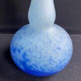 Soliflore vase – Marble glass – Daum or Delatte