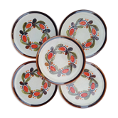 5 assiettes Bernau, années 70
