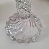 Vintage glass candle holder