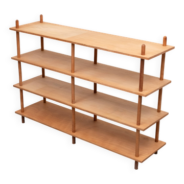 Midcentury Dutch design 'Stokkenkast' wall unit by Willem Lutjens 1950s Hol