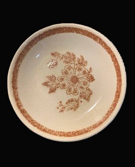 “Vintage” earthenware plates 6 flat & 6 deep