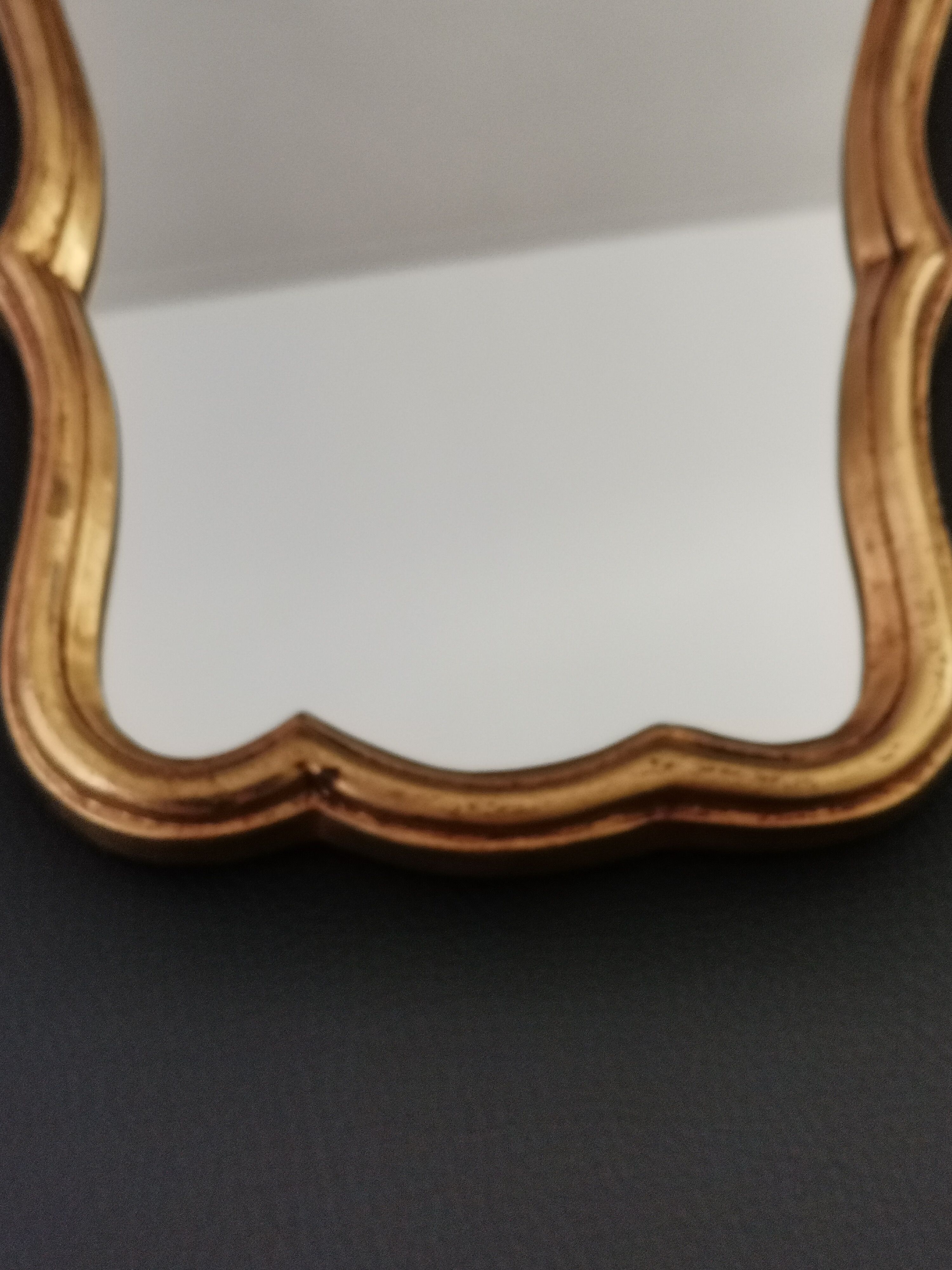 Mirror gilded wood 32x25cm