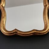 Mirror gilded wood 32x25cm
