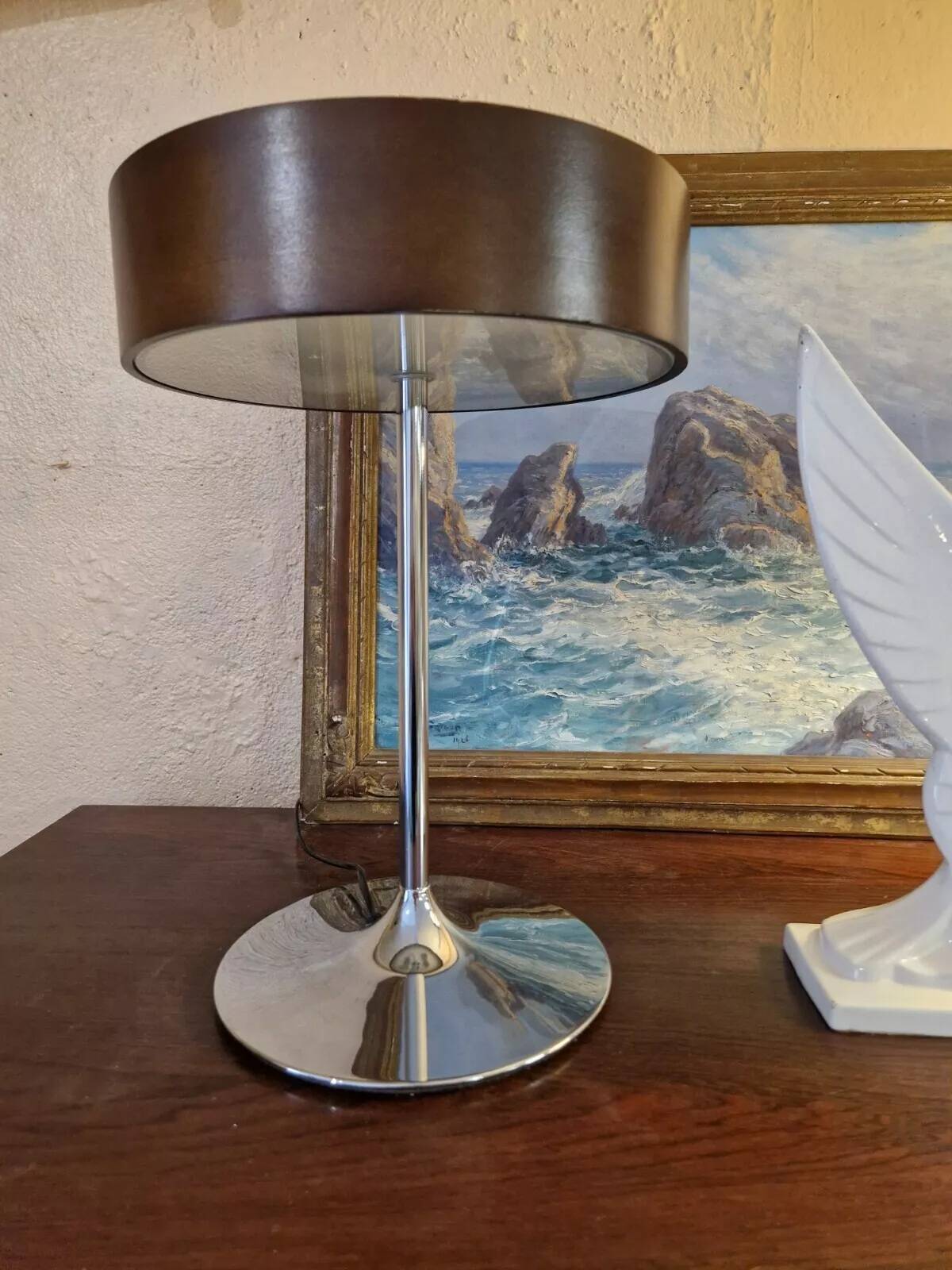 Pair of Vintage Italian Malibu Lamps 1980s