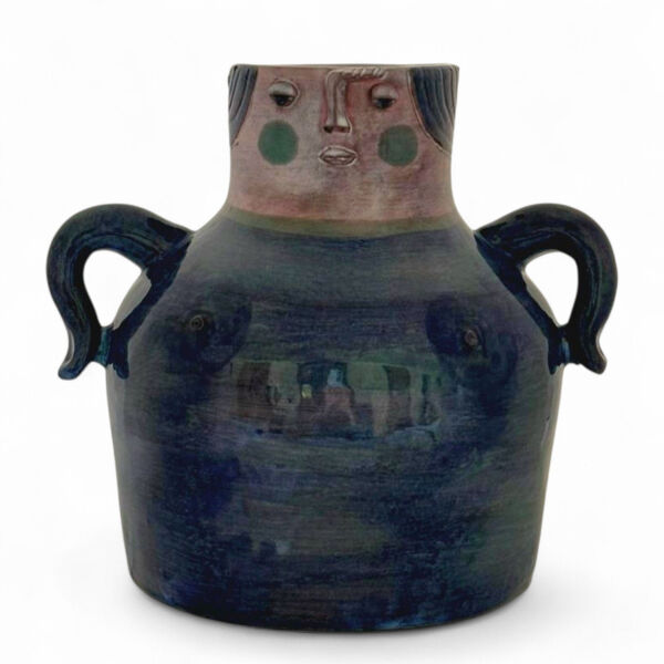 Robert et Jean Cloutier, vase anthropomorphe à visage féminin, vers 1958–1965