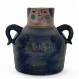 Robert and Jean Cloutier, anthropomorphic vase with a female face, circa 1958–1965.