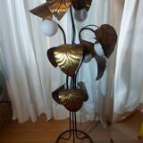 Floor lamp rhubarb leaf 70s