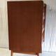 Chest of drawers with 3 drawers in solid wood and rattan decor - 1960s/70s