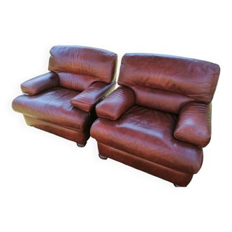Leather armchair year 1950