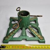 Art Deco tree stand, old, painted cast iron, 15 cm