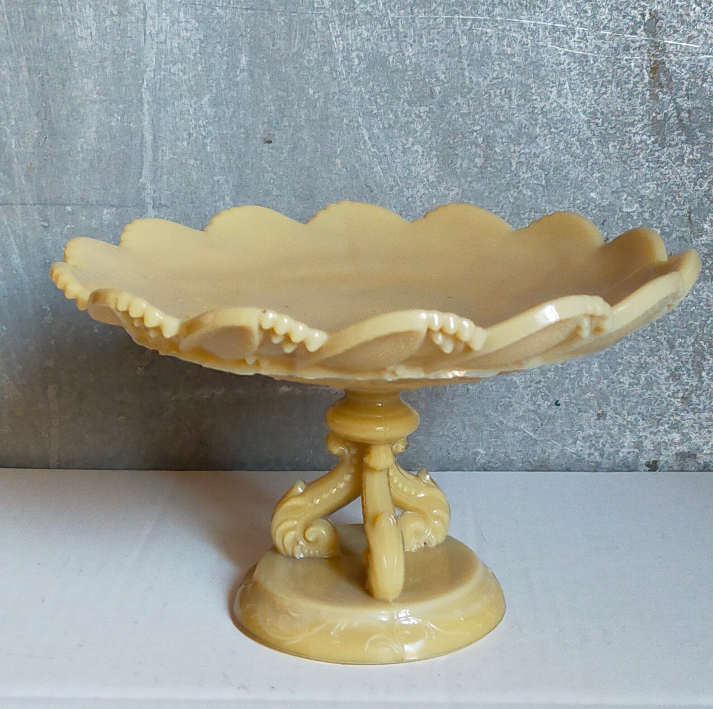 Opaline cake cup early twentieth century