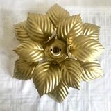 Wall lamp or ceiling lamp golden flower