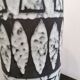 Vase Scheurich West Germany noir et blanc