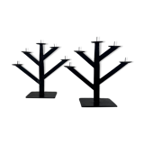 Wrought iron chandeliers, 1980s Habitat style