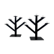 Wrought iron chandeliers, 1980s Habitat style