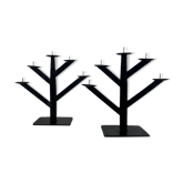 Wrought iron chandeliers, 1980s Habitat style
