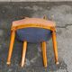 Louis XVI solid wood upholstered office chair