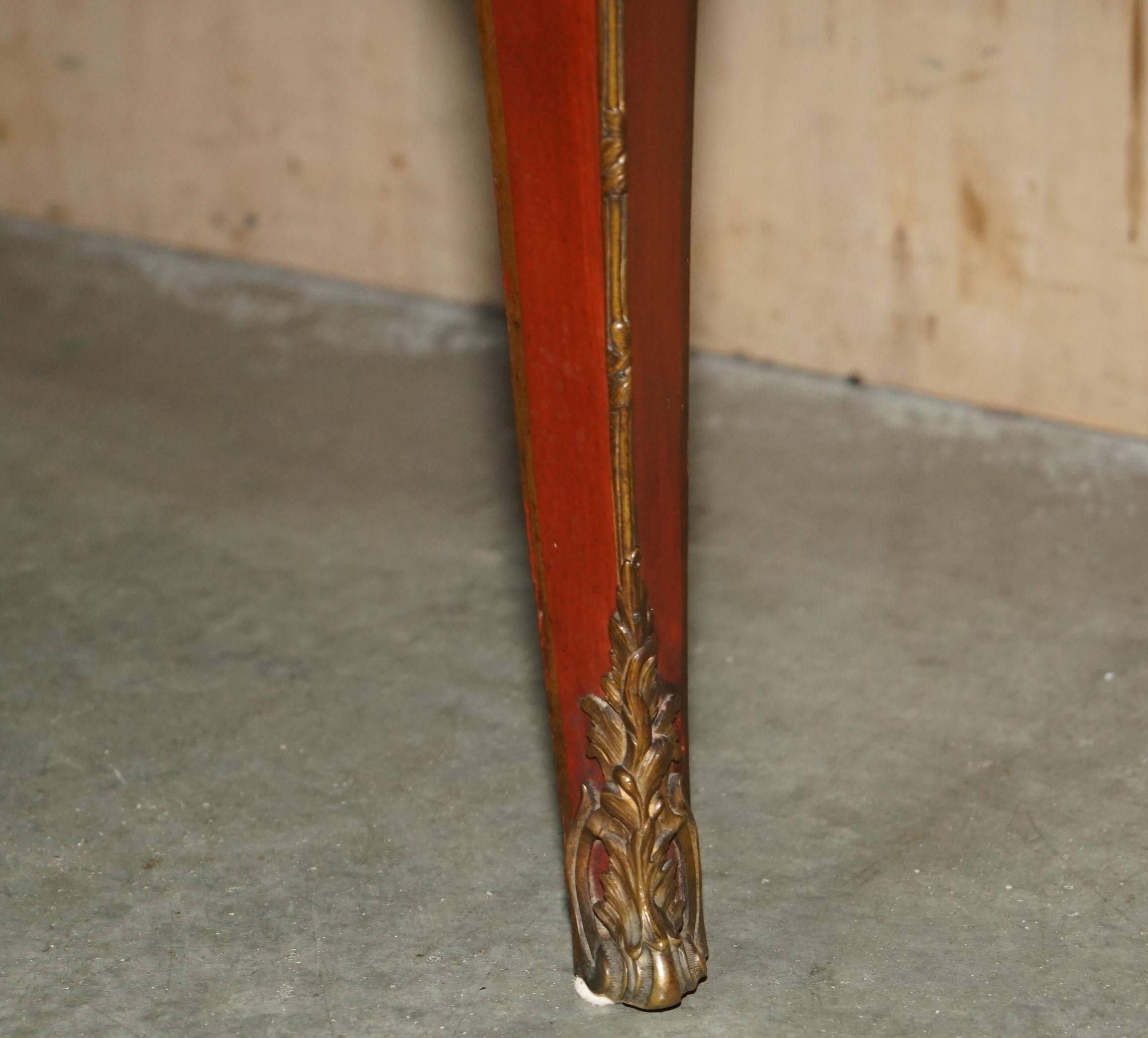 Chinoiserie Bombé Commode in Oak, Marble and Gilded Wood