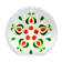Mid Century Walther Glass Solifleur Vase, Op Art 60's