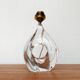 French glass table lamp from the mid-century by Daum, 1960s.