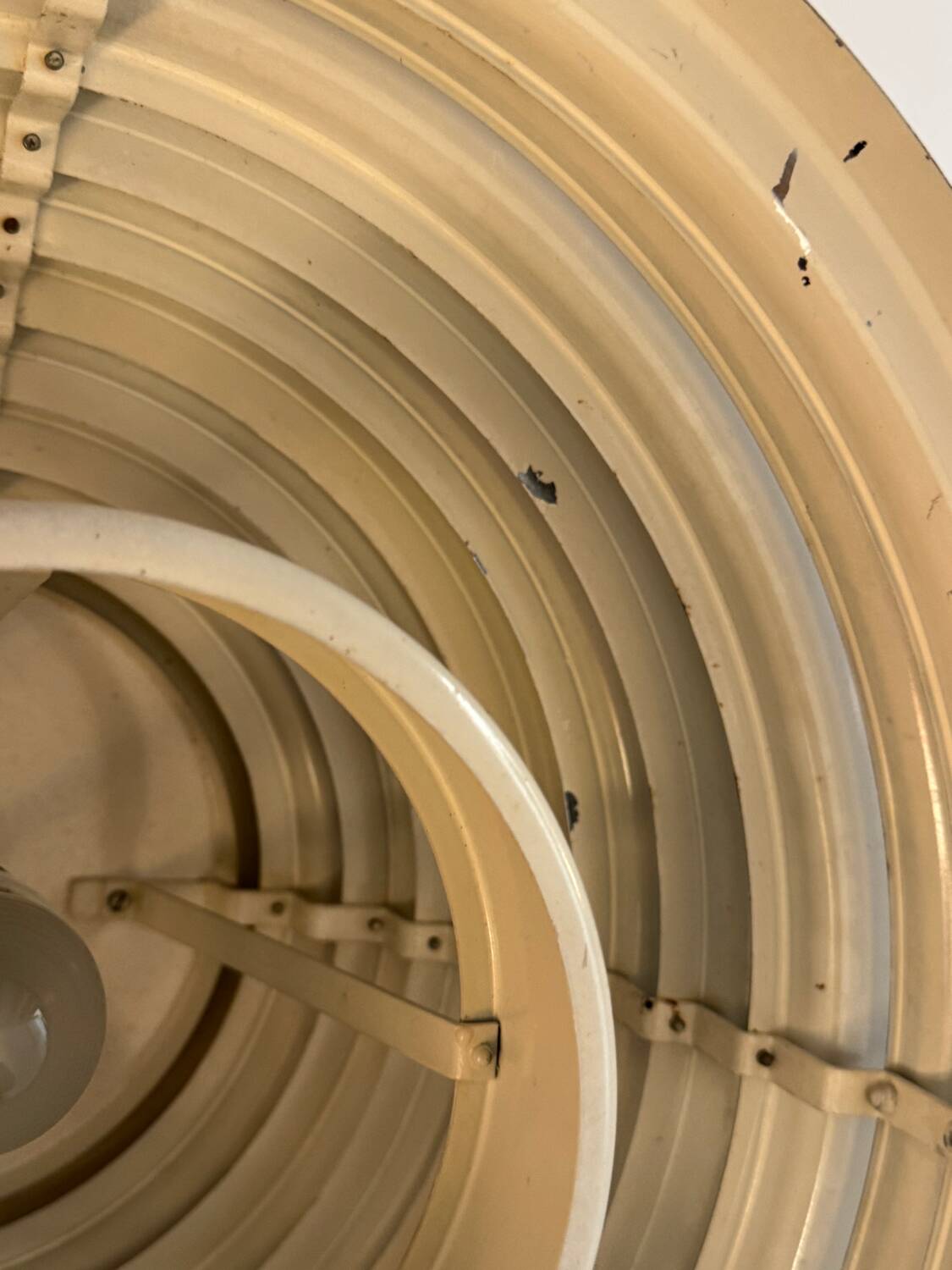 Kazuo Motozawa, Large Suspension "Saturn", Circa 1972, Metal Lamp