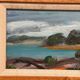 Original Swedish Oil on Panel “Coastal Landscape” by Göran Brunius – Signed