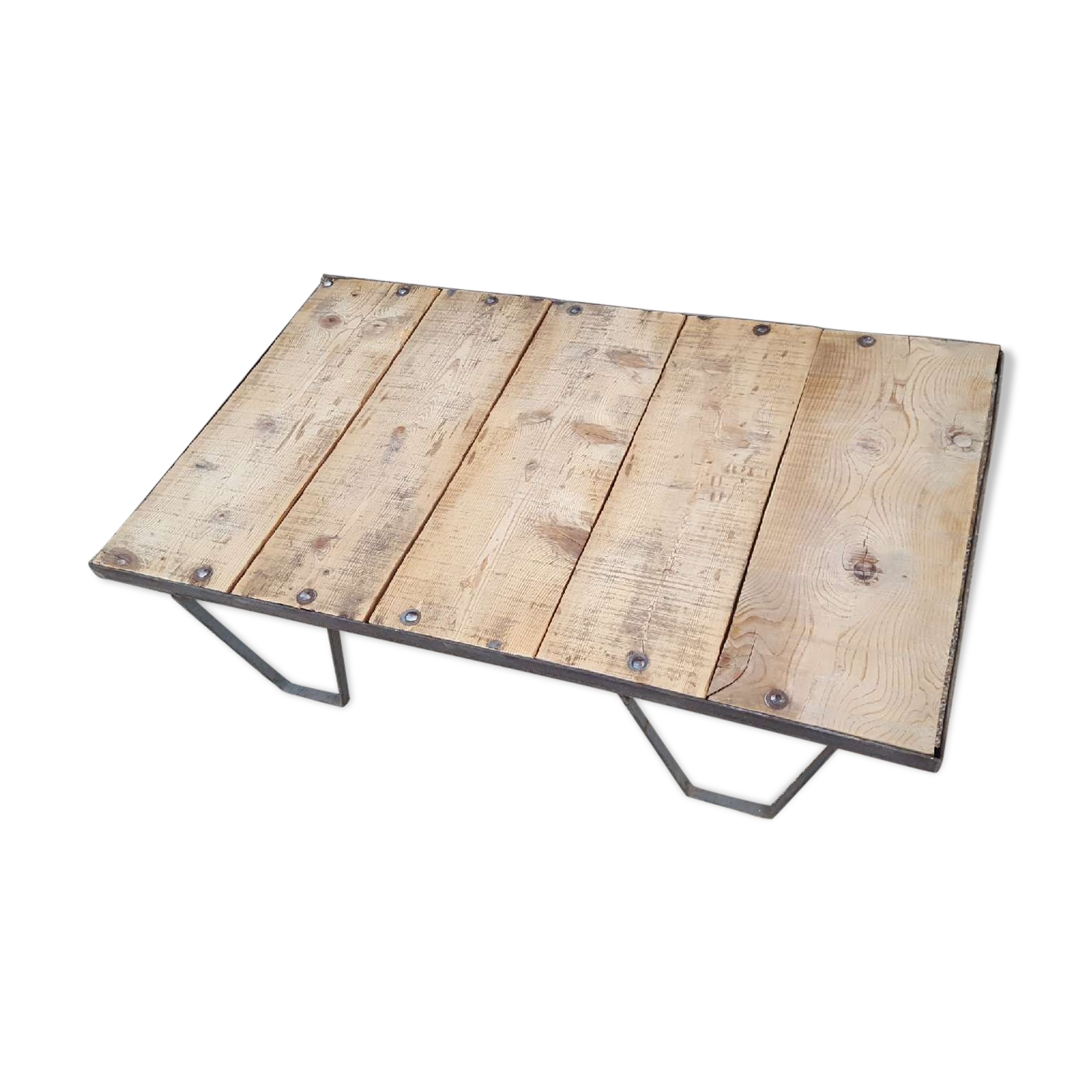 Industrial coffee table