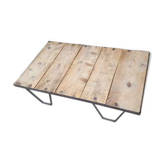 Industrial coffee table