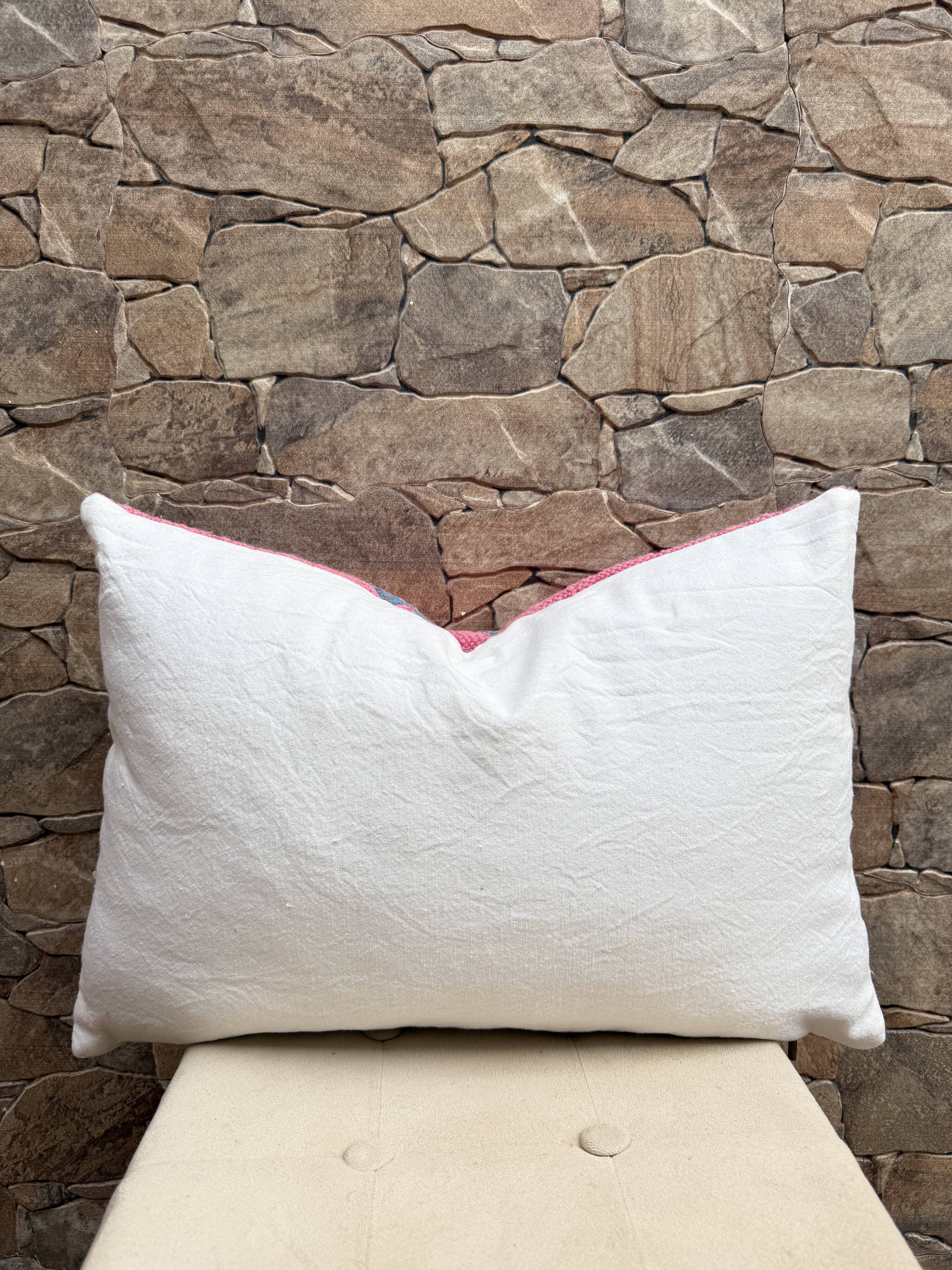 Moroccan pillowcase, Berber cushion cover, woven pillowcase