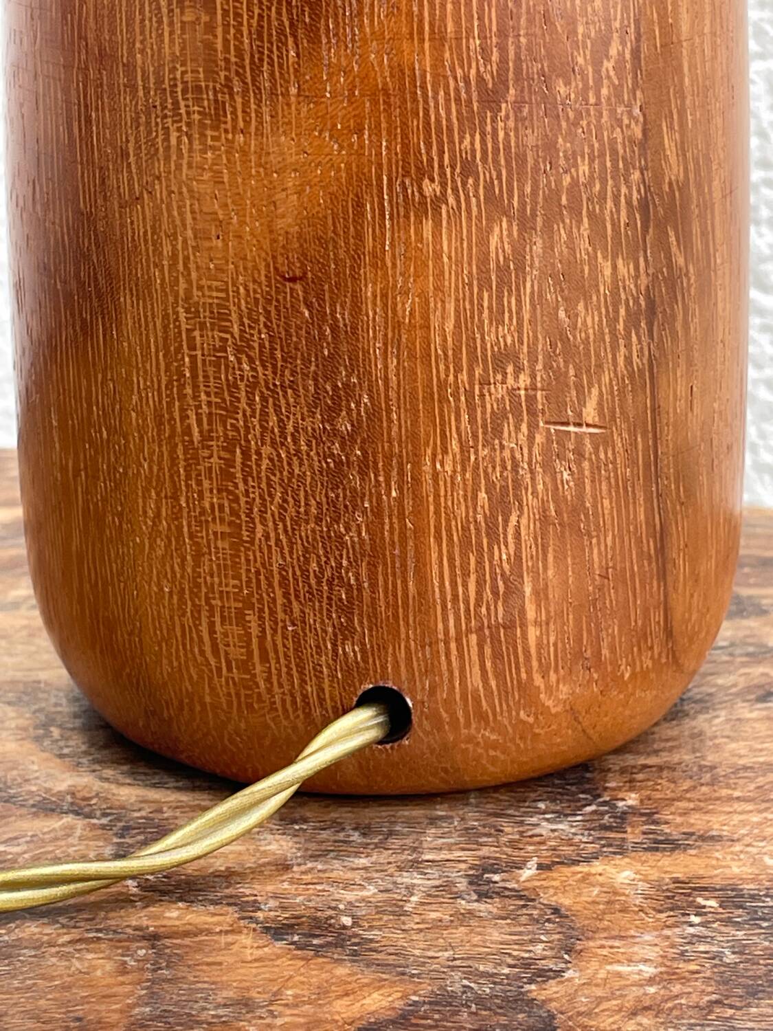 Vintage Danish teak lamp 60's