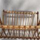 Rattan magazine holder