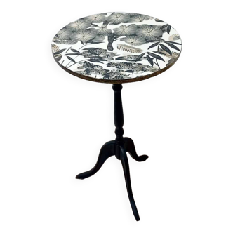 Guériron  table d'appoint vintage relooké