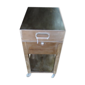 Metal desk filing cabinet