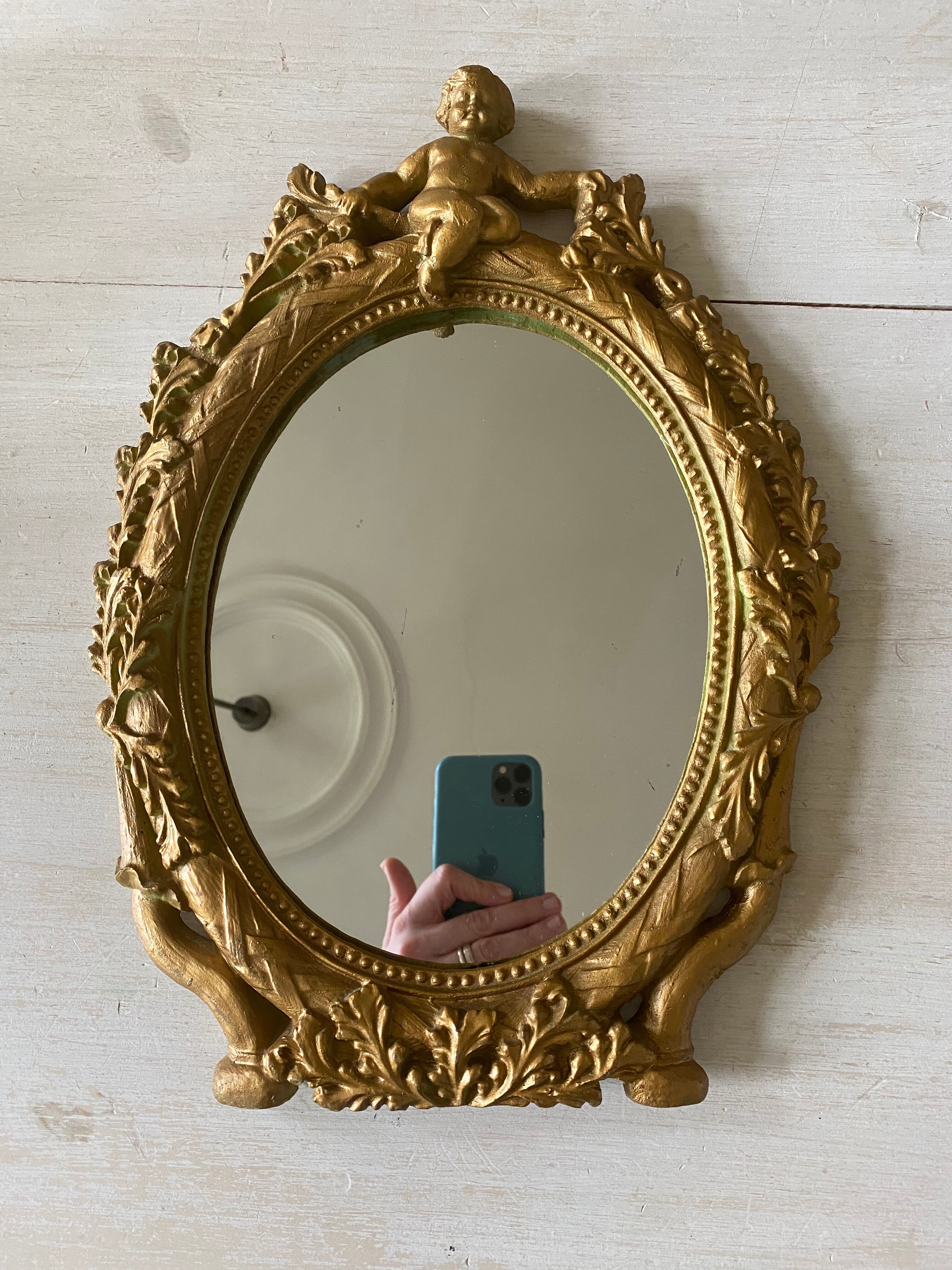 Gilded plaster frame