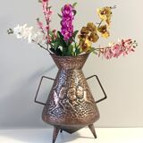 Vintage Copper Umbrella Stand Attr. to Angelo Bragalini, Italy