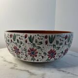 Very large hand-stamped salad bowl
