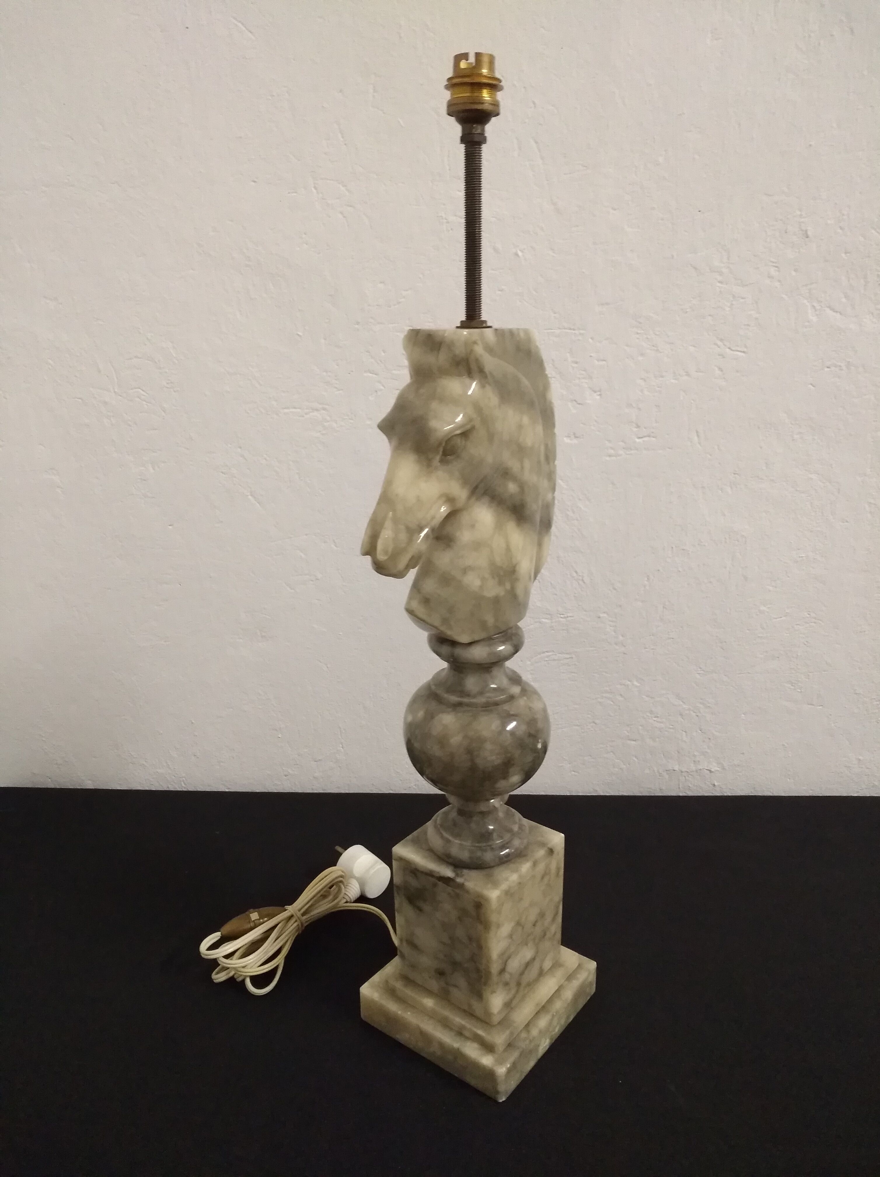 70s living room lamp foot