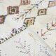 Azilal rug 305×195 cm – Ivory Moroccan Berber rug with multicoloured tribal diamonds, GO-974