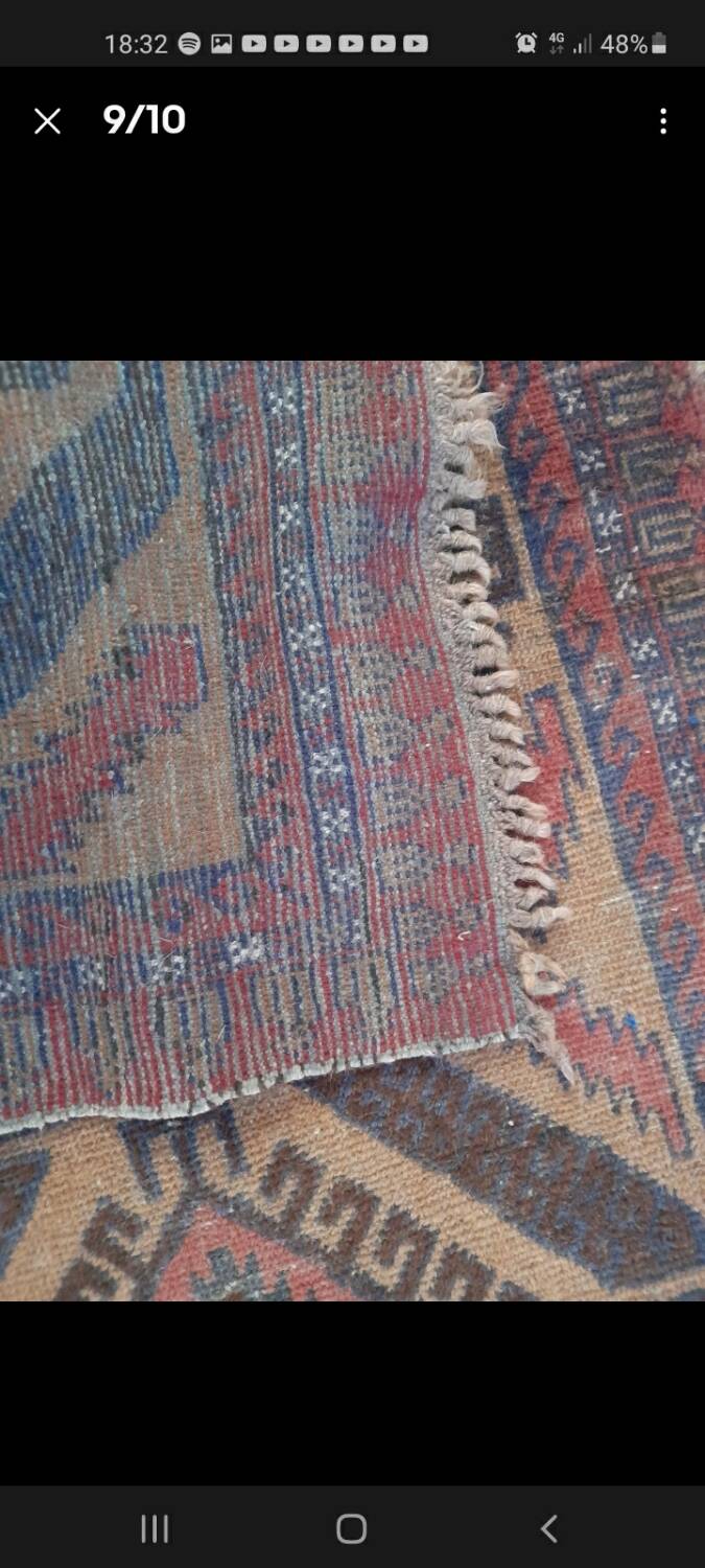 Ancient tribal rug 135x85cm